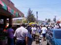 Crowds in Mazatlan at the Sunday mercado in the Juarez neighborhood